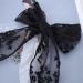 Xmsrn Vintage Large Bow Lace Hair Clip Barrette Black Bow Lace Hair Barrette French Bow Mesh Head Black Silk Bow Hair Accessories for Women and Girls (Black) - Buy Online on GoSupps.com
