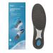 Amazon Basic Care - Plantar Fasciitis Insoles Size 41/47 Blue