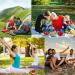 Ecoart Silicone Collapsible Bowl - Gray (L) | Perfect for Travel, Camping, and Hiking - Buy Online on GoSupps.com