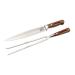 NFL 2-Piece Carving Set - Includes Stainless Steel Kitchen Carving Fork and Carving Knife - Ideal Gift for the Loyal Sports Fan Baltimore Ravens
