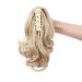 S-NOILITE 30cm Voluminous Hair Extensions | Corrugated Ponytail Braid & Claw | Dark Blonde & Bleached Blonde Mix - Buy Online on GoSupps.com