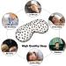 Polka Dot Sleep Mask for Women | Adjustable Eye Shades with Elastic Strap for Ultimate Comfort - Buy Online on GoSupps.com