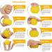 3pcs Stress Relief Gel Squeeze Balls Kit for Hand, Finger, and Wrist Muscles - Arthritis Grip Exerciser for Strengthening Therapy - Buy Online on GoSupps.com