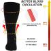 NOVAYARD Plus Size Compression Socks for Women & Men | 20-30 mmHg Extra Wide Calf Support | 3 Pairs XX-Large - Buy Online on GoSupps.com