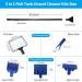 5-in-1 Fish Tank Cleaning Kit with Long Siphon Nozzle for Aquarium Maintenance - Includes Gravel Cleaner, Algae Scrapers, Betta Fish Accessories - Buy Online on GoSupps.com