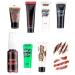 Spooktacular Creations 25 PCS Halloween Family Makeup Kit - 12 Color Face & Body Paint for Zombie Cosplay, Wounds, Injuries & Blood - Halloween Costume Makeup Set for Party Supplies - Buy Online on GoSupps.com