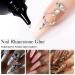 Qutalmi Nail gel 30 ml modeling glue for decoration with rhinestones nail modeling gel for women girls beauty salon wedding home long-lasting strengthening and - Buy Online on GoSupps.com