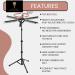 Swivel Braid Tree Braid Rack - Black Pre-assembled Space-Saving Portable Folds away Height Adjustable Hair extension holder rack 114 hook display stand for braiding hair - The OG Braid Tree - Buy Online on GoSupps.com