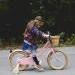 EIRONA Kids Bicycle Wicker Basket with Straps for 12-16 Inch Kids Bike  Tricycle  Scooter  (Pink & Purple & Brown) - Buy Online on GoSupps.com
