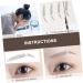 POPETPOP 6pcs Eyebrow Stickers 3d Stickers False Eyebrows Stickers Makeup Brow Sticker Miss - Buy Online on GoSupps.com