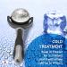 Black Ice Roller Ball with Handle | Cold Massage Roller for Muscle Pain Relief - Buy Online on GoSupps.com