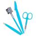 SAFFA 4 Pcs Women Beauty Kit: Eyebrow Precision Tweezer, Lash Brush, Women Razor for Shaving - Facial Tools for Exfoliation and Eyebrow Trimming - Buy Online on GoSupps.com