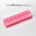 Extra Large 7 Day Pill Box Organiser Weekly Vitamin Case Box Large Capacity Compartments BPA-Free Medication Organiser Daily Pill Case to Hold Vitamins Cod Liver Oil and Medication-Red - Buy Online on GoSupps.com