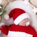 KONVINIT Baby Santa Hat - Knitted Toddler Christmas Hat - Red Soft & Warm Santa Hat for Boy/Girl 0-12 Months - Buy Online on GoSupps.com
