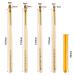 Nail Brush Set - 4-Piece Professional Gel Brush with Lid for Nail Art UV Gel Acrylic & Eyeliner - International Shipping Available - Buy Online on GoSupps.com