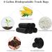 Fyy Garbage Bags - 120 Waste Bags 5 Rolls | Black 3L-10L for Bathroom Kitchen Office | Durable & Leak-Proof - Buy Online on GoSupps.com