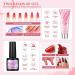 COSCELIA Gel Nail Starter Set - 80W UV/LED Lamp 15 Colors Poly Nail Gel Nail Cutter & Nail Art System for At-Home Manicure - 10PCS - Buy Online on GoSupps.com