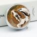 Round Basset Hound Pill Box | Portable 3 Compartment Medicine Organizer - Decorative Metal Pocket Pill Case - Buy Online on GoSupps.com