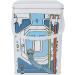 Metal Laundry Powder Storage Box | Detergent Canister with Skylight | Washing Machine Shape - Buy Online on GoSupps.com