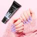 Glitter Gel Nail 15ml | Glitter Gel for Nails 15ml Gel Glue for Nails Uv Light Trendy Design Uv Nail Glue for Salon Nail Easy at Home Uwariloy 06 - Buy Online on GoSupps.com