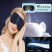 16MM Mulberry Silk Sleep Eye Mask - Comfortable Brown Blindfold with Elastic Strap for Travel & Night Sleep - Buy Online on GoSupps.com