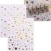 JMEOWIO 10 Sheets Star Heart Nail Art Stickers Decals Self-Adhesive Colorful Nail Supplies Nail Art Design Decoration Accessories - Buy Online on GoSupps.com