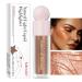 Face Body Highlighter - 2.4oz Liquid Face Highlight Waterproof Pearlescent Shades Long Lasting Bronzer Facial Outline Trimmer for Leg Shakven 4#