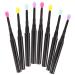 DRESSOOS 12pcs Eyeliner Brush Eyeshadow Makeup Brush Lipstick Brush Makeup Lipstick