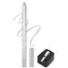 Jutqut Glitter gel eyeliner - Silver - Waterproof - Long-lasting - Tattoo effect - Metallic smooth cream - For women