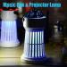 Buzz Buster - 360 Indoor & Outdoor Protection Buzz Buster Mosquito Zapper Portable 3 in 1 Cordless Mosquito Lamp Rechargeable BuzzBuster with Music Box & Projector Lamp for Camping (Lighthouse) - Buy Online on GoSupps.com