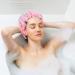 Phoetya 4 Pack Unicorn Shower Caps Double Layer Waterproof Shower Hat Reusable Elastic Band Bath Caps Perfect for Women and Girls Shower Spa - Buy Online on GoSupps.com