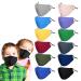 12 Pack Kids Masks Cloth Face Mask Reusable Washable Cute Boys Girls Face Masks Breathable Adjustable School Mask for Child Black,light Gray,royal Blue,mint Green,dark Grey,cerise,purple,baby Blue,baby Pink,yellow,olive Dr…