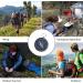 Portable Children's Keychain Compass - 40mm Aluminum Navigation Tool | Outdoor Hiking Silver Compass with White Dial - Buy Online on GoSupps.com