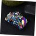 Shop Beaupretty Crystal Cluster Adornment - Titanium Coated Amethyst & Bismuth Natural Gemstone Desktop Decor | International Shipping - Buy Online on GoSupps.com