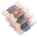 30pcs Double Ended Eye Shadow Stick Makeup Brush Dual-ended Eye Stick Double Sided Woman