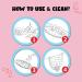Flexible TPE Foot Scrubber Shower Mat with Pumice Stone - 80x40 cm, Anti-Slip & No-Slip Shower Mat for Exfoliation and Feet Massage - Buy Online on GoSupps.com