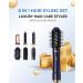 6 in 1 Air Styler Set - 2024 Negative Ion Airstyler with Warm Air Brush Curling Iron & Straightener - Perfect for Drying Smoothing Volume & Curls - Stylish Blue - Buy Online on GoSupps.com