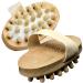 AnHua Anti Cellulite Massager Brush - Handheld Wood Spa Bath Tool - Buy Online on GoSupps.com