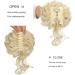 Claw Messy Bun Clip Wavy Curly Chignon Updo Hairpiece - Bleach Blonde - for Women & Girls - Buy Online on GoSupps.com