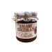 Amarcord La Romagna Dolci in a jar with a spoon chocolate salami in a jar 220g