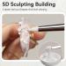 Long-lasting 3D nail gel 8ml | 3D builder and modeling gel for girls who love crafts home salon everyday use weddings dates Christmas - Buy Online on GoSupps.com