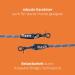 Floxic Premium Kleine Dog 3M Adjustable Leash | Stylish & Durable Touwline for Small & Medium Dogs - Gray & Orange 12mm - Buy Online on GoSupps.com