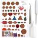 JUYA Paper Quilling Kit with 960 Strips and 14 Tools - 3mm Width, Blue Tools with Glue Included - Buy Online on GoSupps.com