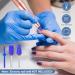 Subay Ceramic Nail Drill Bits Set - 3/32'' Acrylic Manicure Pedicure Cuticle Gel Nail Polishing (3Pcs) Blue - Buy Online on GoSupps.com