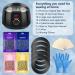 Wax Warmer Waxing Kit for Women and Men: Digital Waxing Kit Wax Hair Removal with 4-Pack Hard Wax Beads 30 Wax Sticks- at Home Wax Kit for Full Body Brazilian Bikini Eyebrow Face Sensitive Skin Wax Pot - Buy Online on GoSupps.com