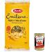12x Barilla Egg Pasta Le Emiliane Straw and Hay eierpasta metei pasta 250 g + Italiaanse gourmet pulp 400 g