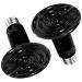 Simple Deluxe 150W 2-Pack Ceramic Heat Emitter Reptile Heat Lamp Bulb No Light Emitting Brooder Coop Heater for Amphibian Pet & Incubating Chicken 2 Pack Black