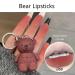 3PCS Keychain Bear Lipstick Set | 2 in 1 Velvet Matte Lipstick and Lip Mud | Cute Bear Design | Long-Lasting Hydration | Beauty Makeup Essentials - Buy Online on GoSupps.com