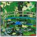Monet Water Lilies & Japanese Bridge Enamel Lapel Pin - Art Style Graduation Badge - Buy Online on GoSupps.com