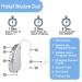 Banglijian Rechargeable Hearing Aids for Adults & Seniors - Magnetic Contact Charging Box - Noise Reduction, Feedback Cancellation - Silver - Buy Online on GoSupps.com